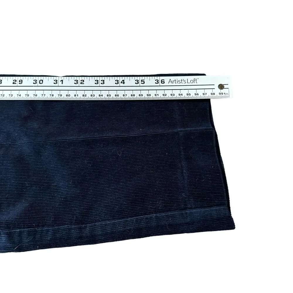 Polo Ralph Lauren Corduroy Pants Men’s 38 x 29.5 Navy Blue Blend Slim Fit Cotton